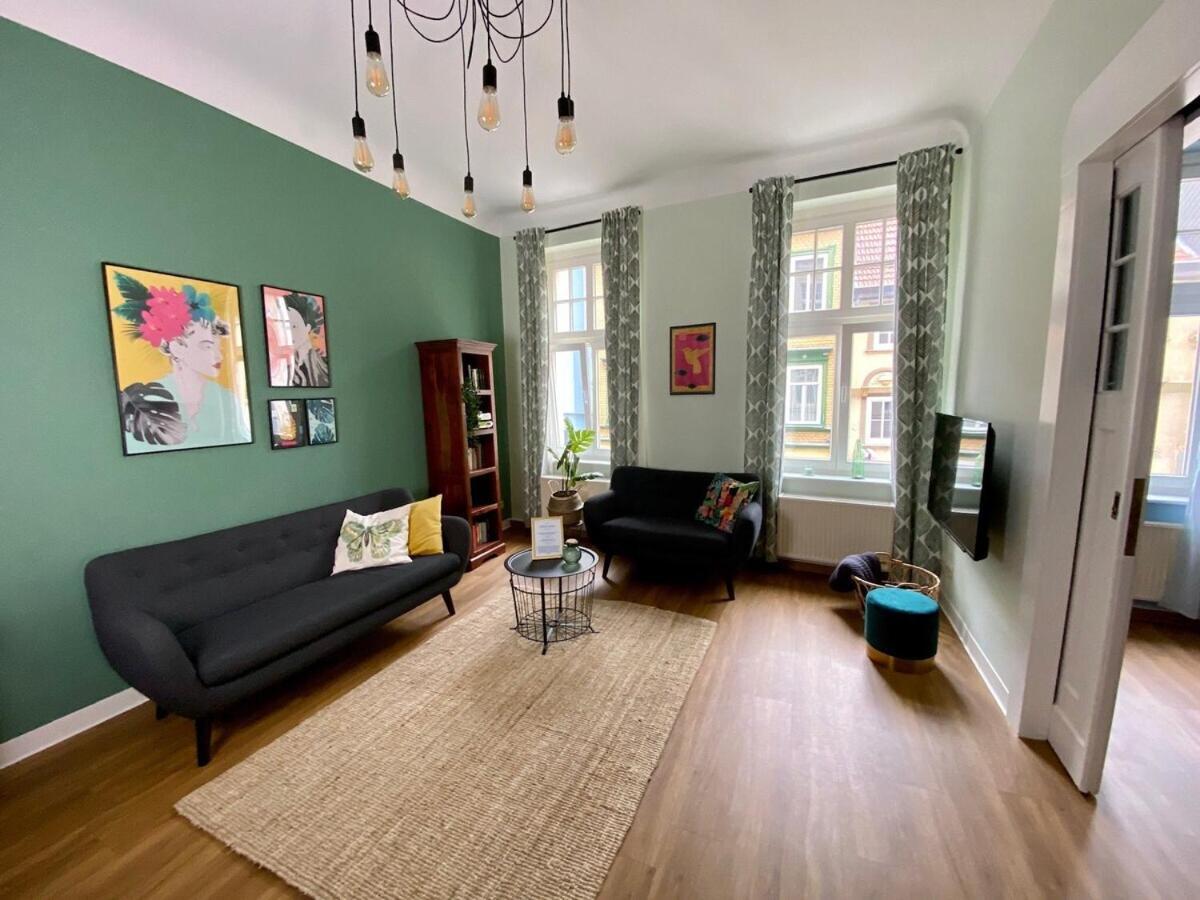 شقة Discovair Eisenach -Karlstrasse- Fussgaengerzone Mit Netflix المظهر الخارجي الصورة